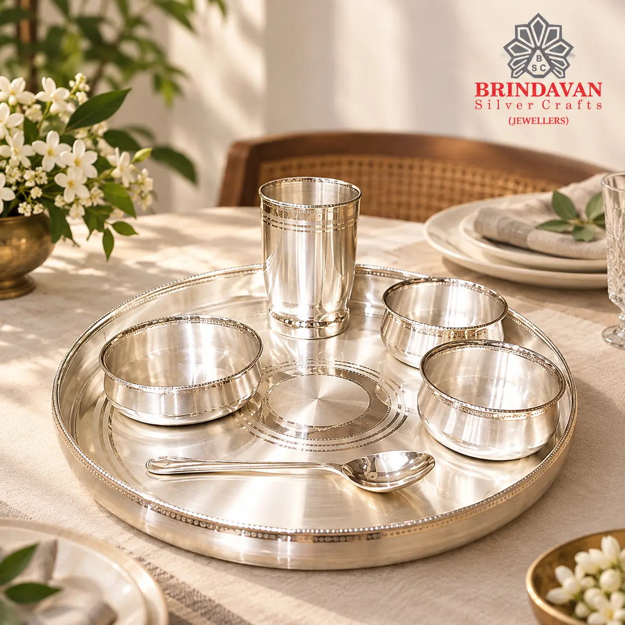 Silver Dinner Set